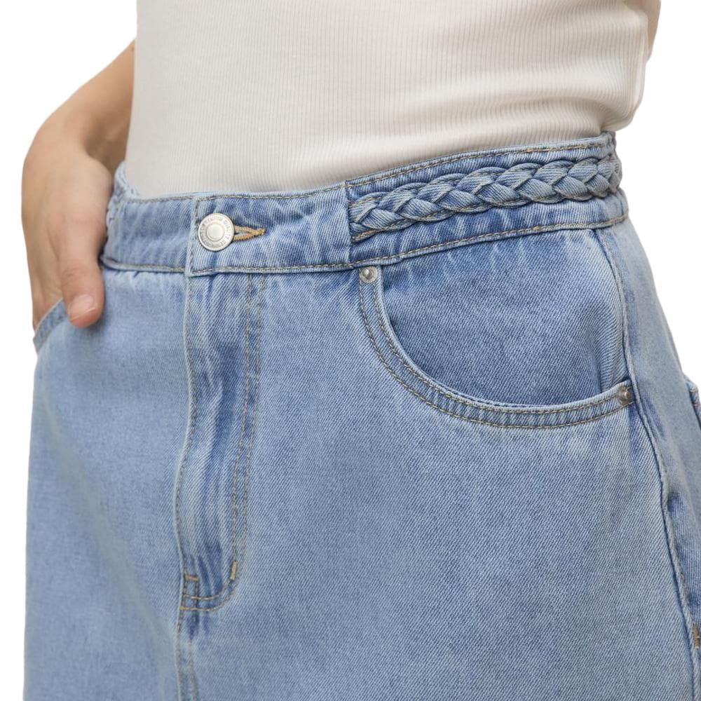 Jupe Longue Jean Bleu Femme Vero Moda Veri 4