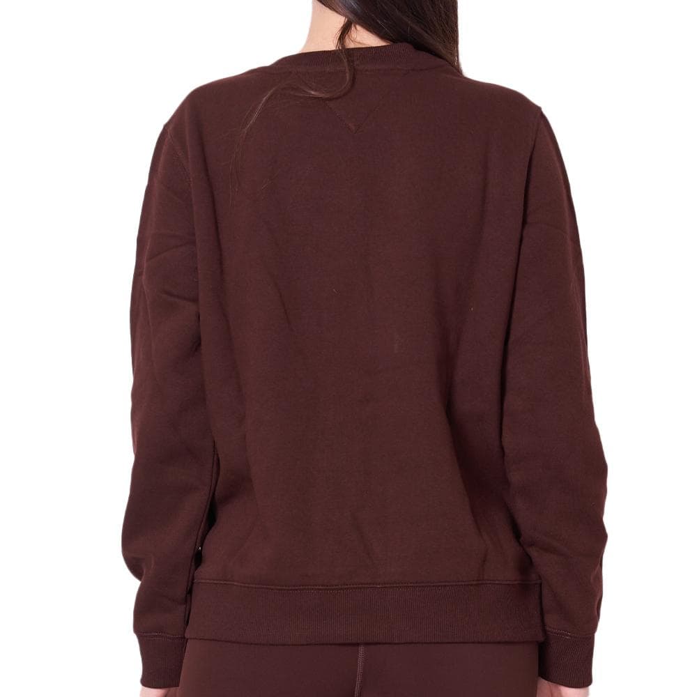 Sweat Marron Femme Tommy Hilfiger Tjw Reg S Flag 2