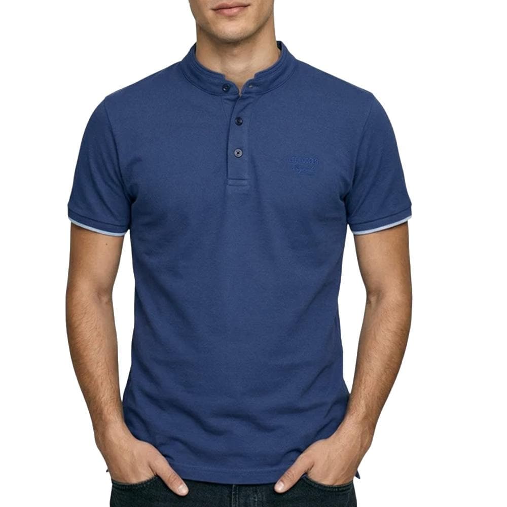 Polo Bleu Homme Lee Cooper GLC2047 1