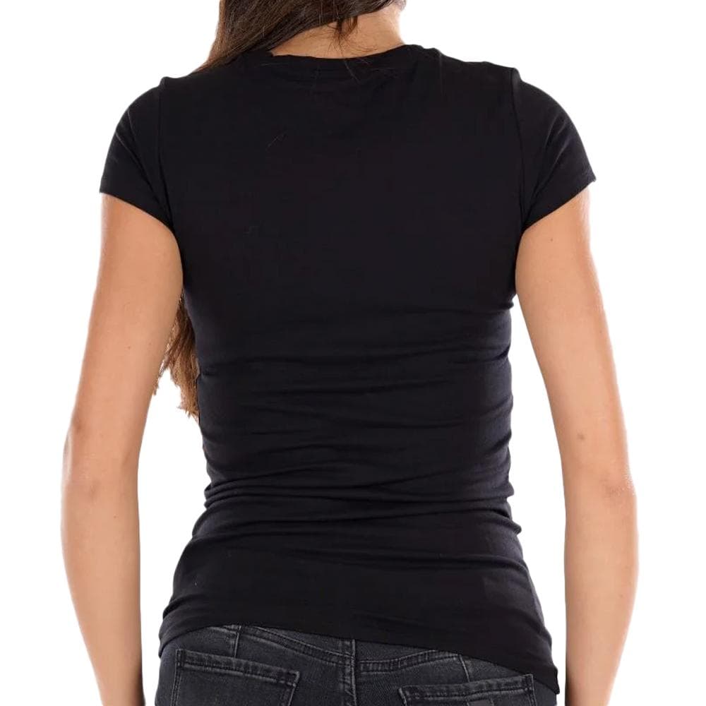 T-shirt Noir Femme Guess Maze 2