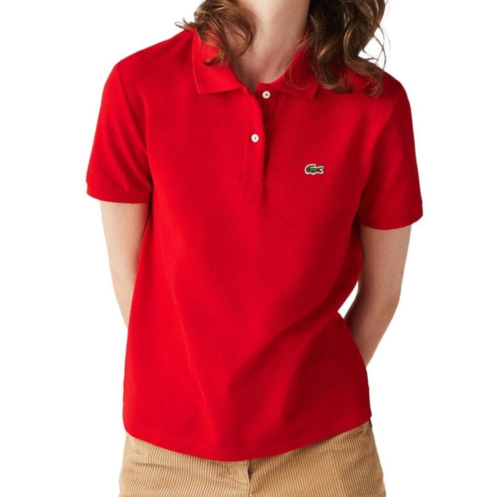 Polo Rouge Femme Lacoste Polo PF7839-240 1