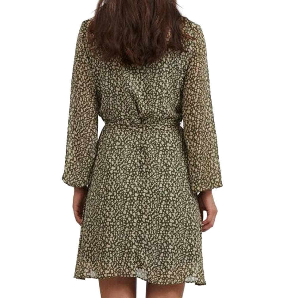 Robe Imprimée Kaki Femme Vila Viadeline 2