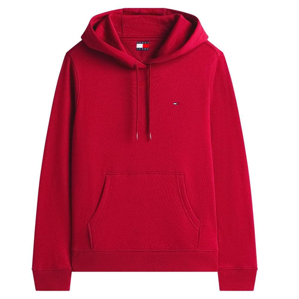 Sweat à Capuche Rouge Vif Femme Tommy Hilfiger Flag 2