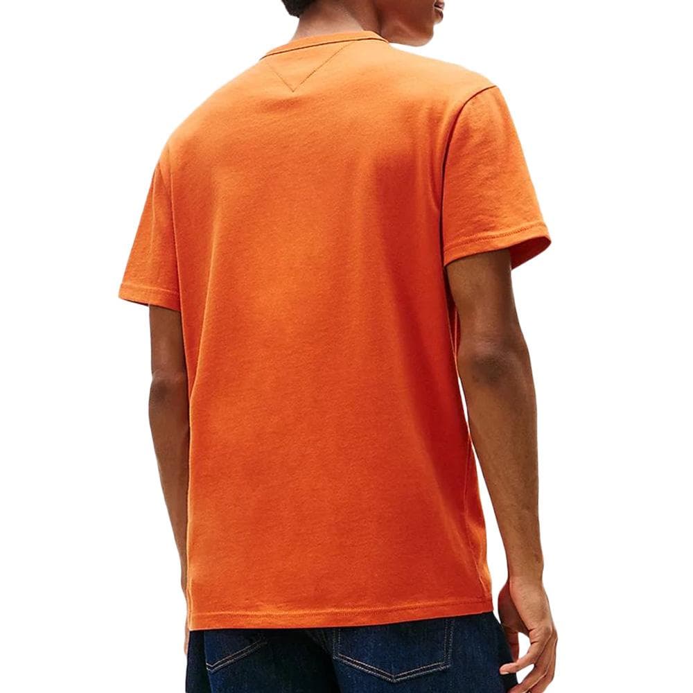 T-shirt Orange Homme Tommy Jeans Reg Badge DM0DM20322 2