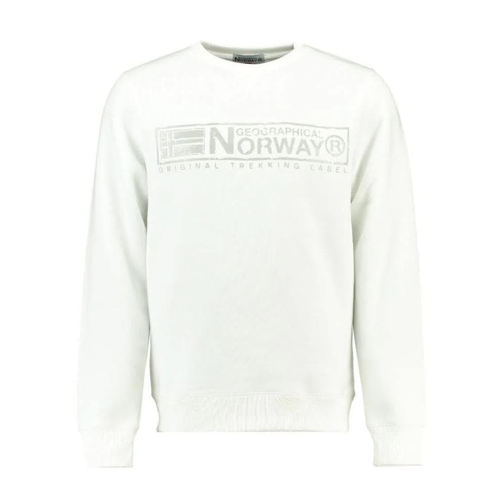Sweat Blanc Homme Geographical Norway Gantoine 1