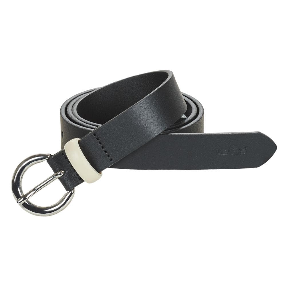Ceinture Fine Noire Femme Levi's Larkspur - T 1
