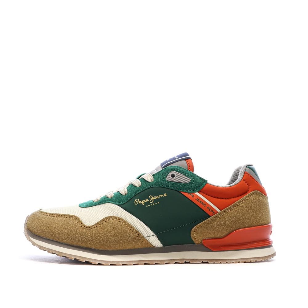 Baskets Beige/Vert Homme Pepe jeans London Life 1