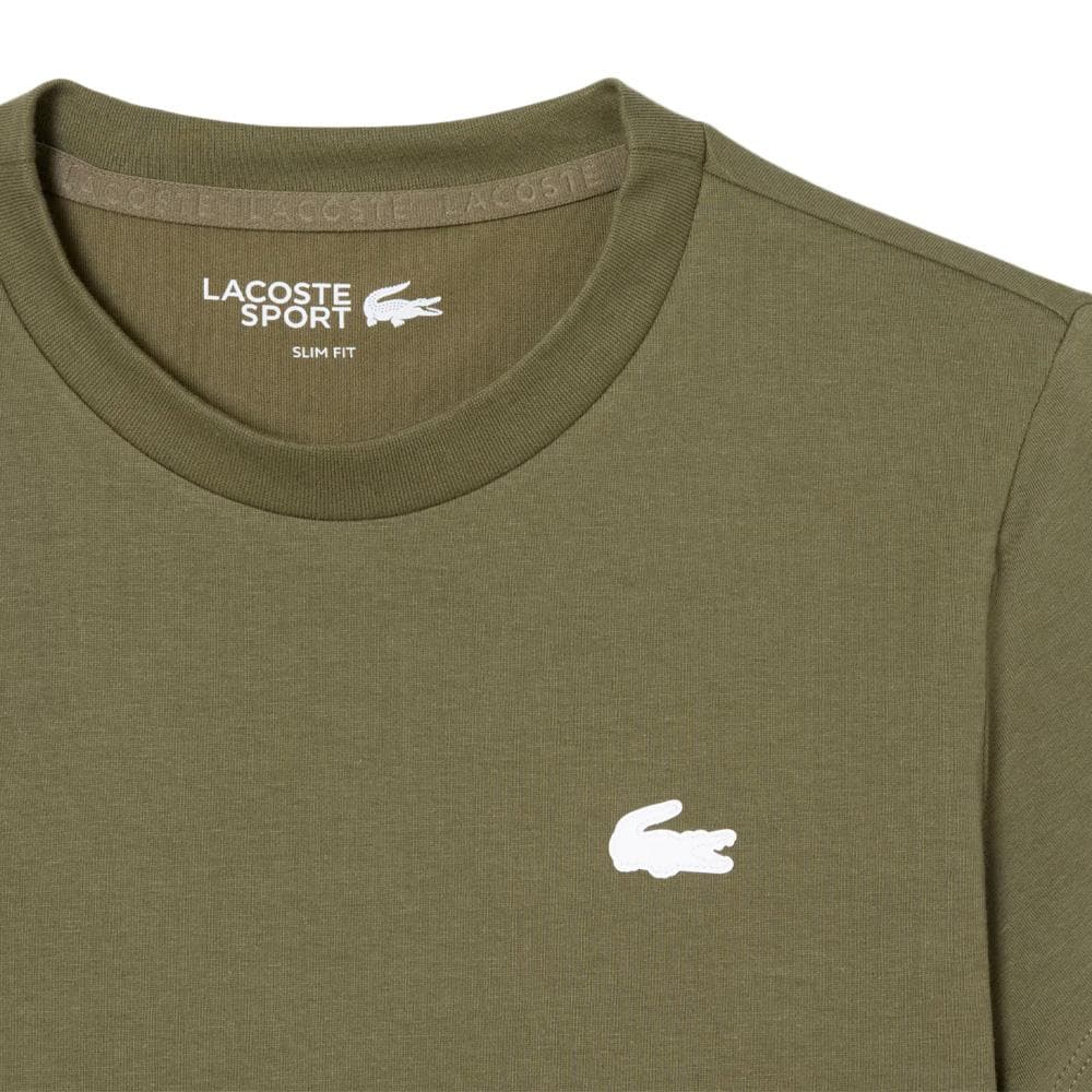 T-Shirt Kaki Femme Lacoste TF9246 2