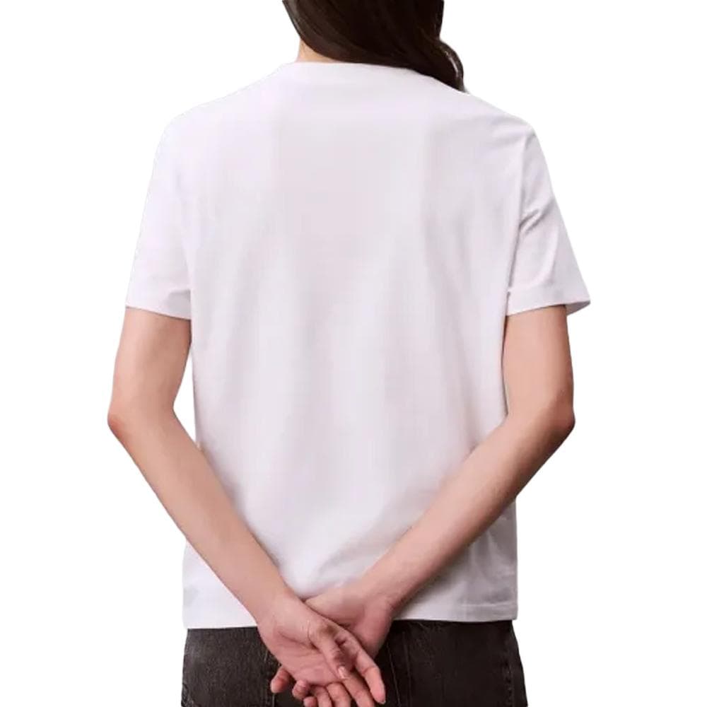 T-shirt Blanc Femme Calvin Klein Jeans Ss 20s Classic 2