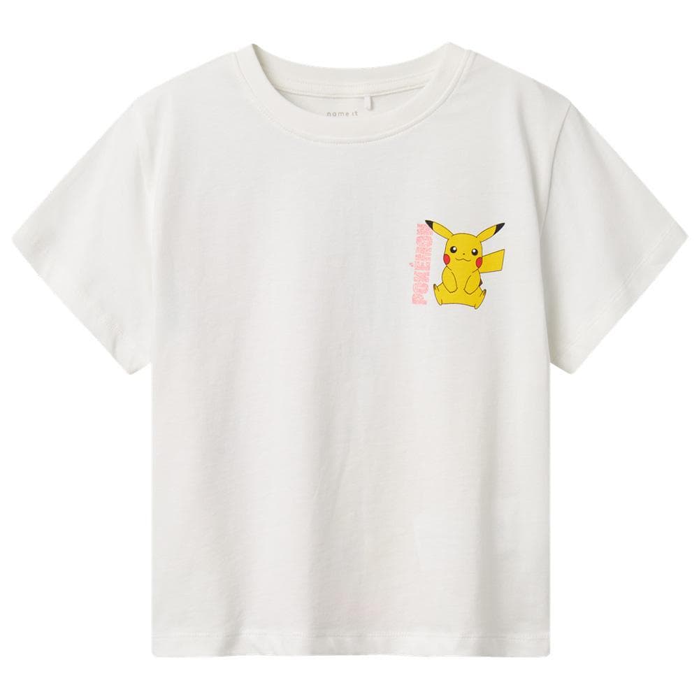 T-shirt Blanc Garçon Name it Pokemon Dyppi 1