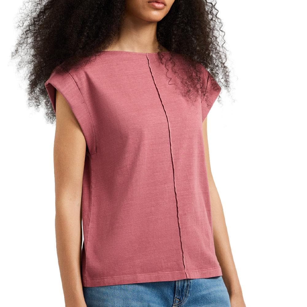 T-Shirt Rose Femme Pepe jeans Cayetana 1