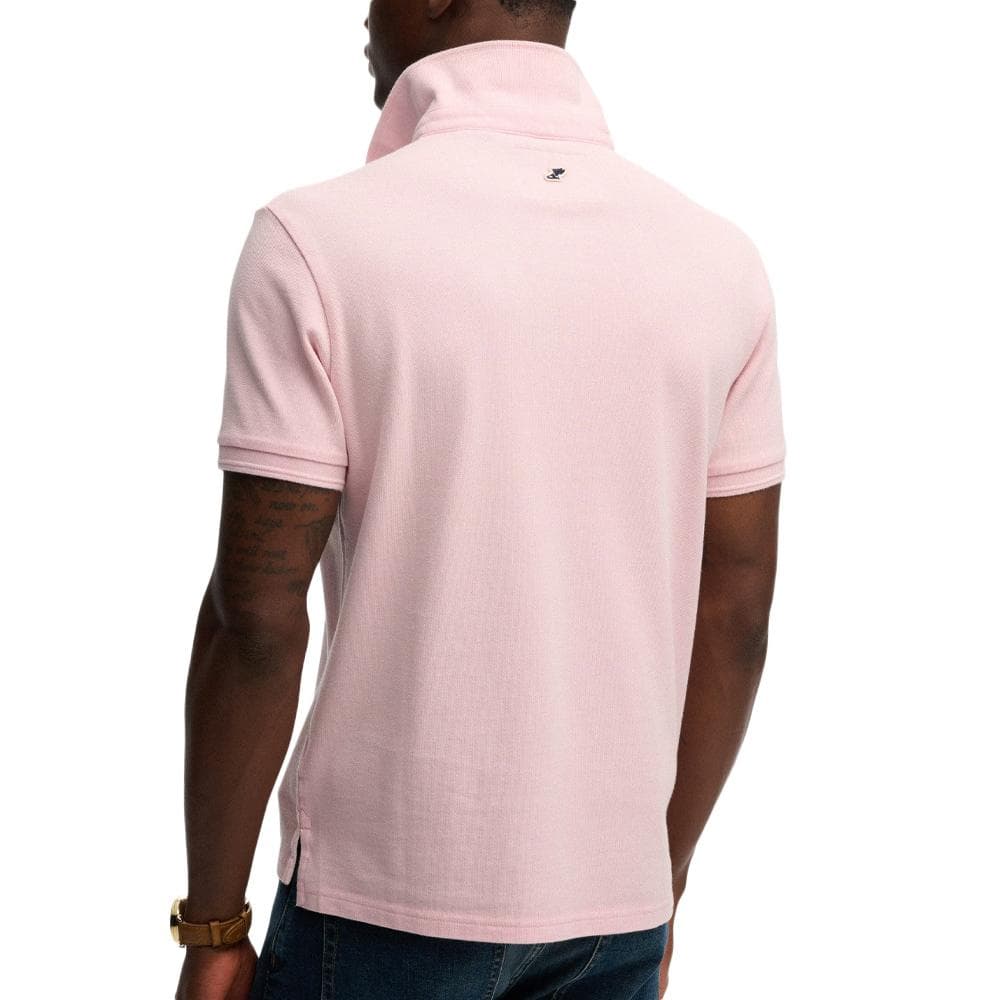 Polo Rose Clair Homme Superdry Classic Pique 2