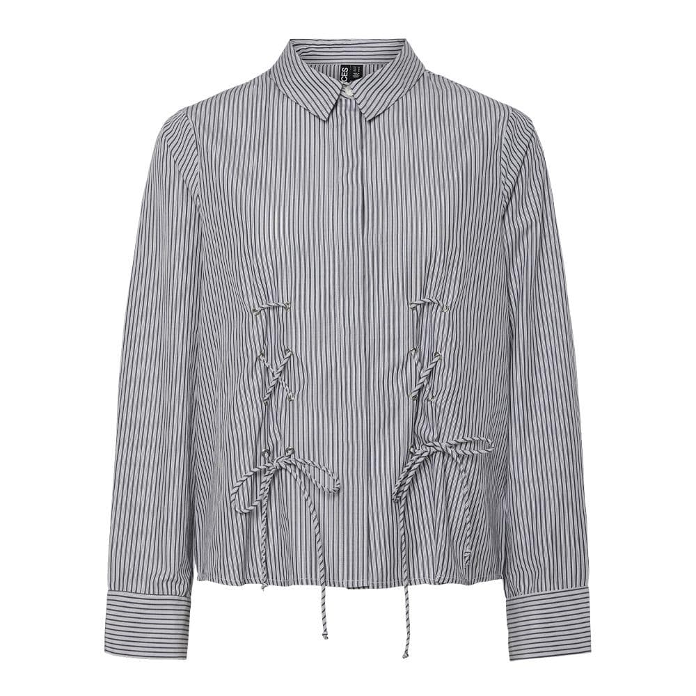 Chemise Marine à Rayures Femme Pieces Fabriella 1
