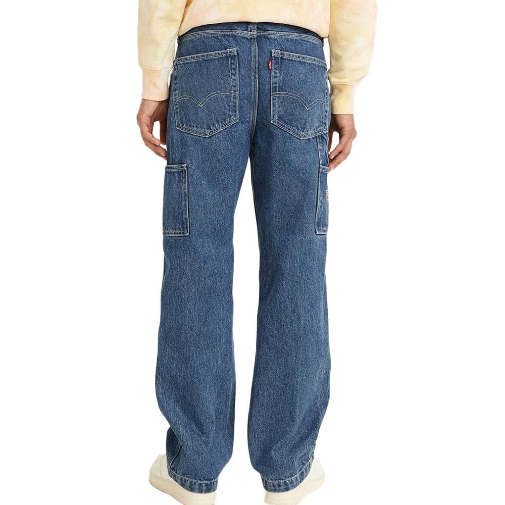 Jean 568 Bleu foncé Homme Levi's Loose Carpenter Med 2