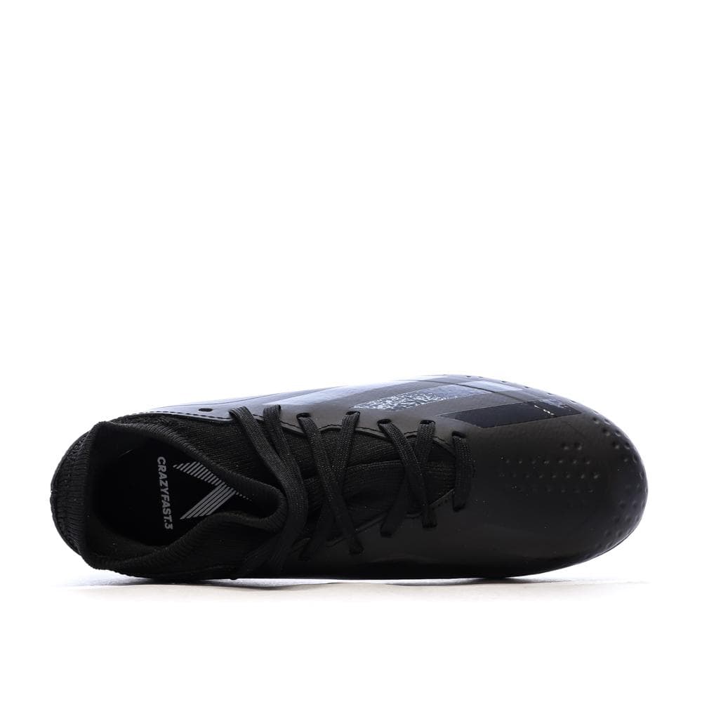 Chaussures de football Noires Garçon Adidas X Crazyfast 4