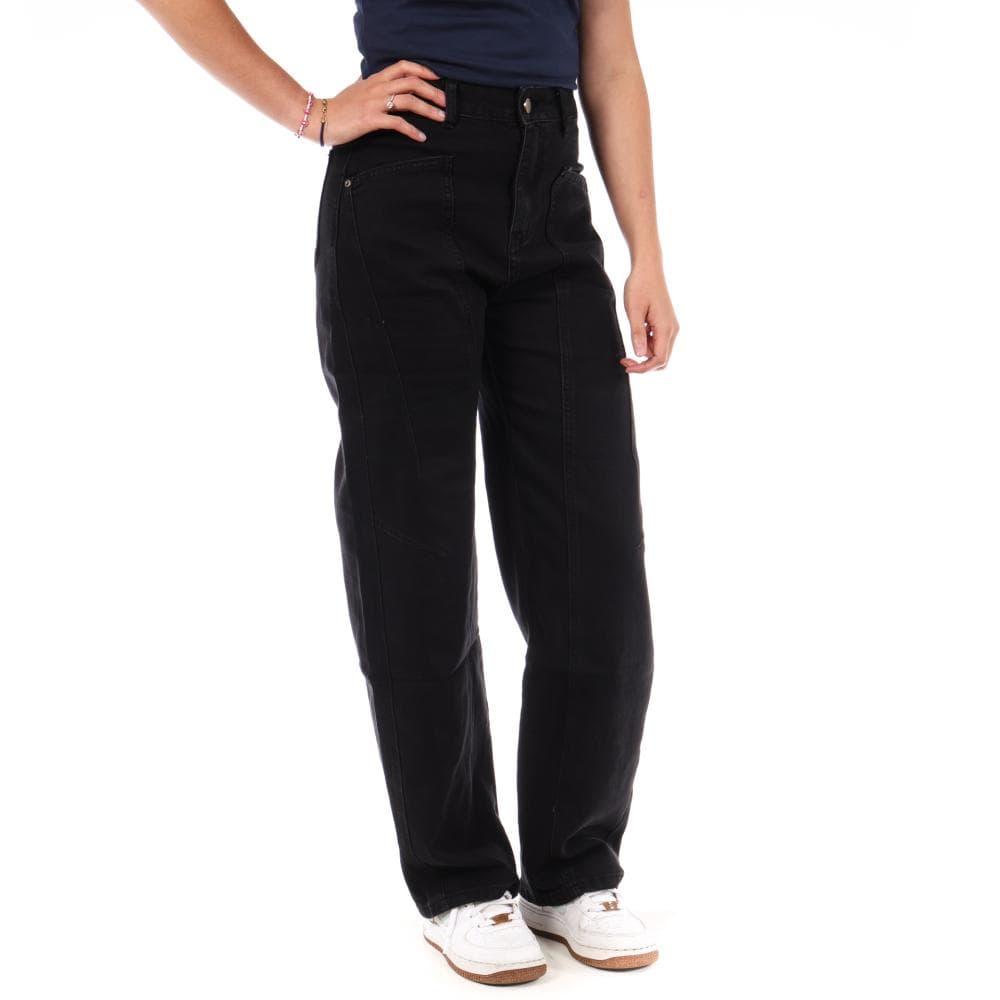 Jean Droit Noir Femme Monday Premium 1930A 1