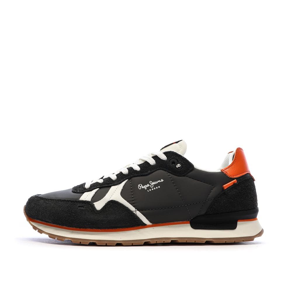 Baskets Noir/Rouge Homme Pepe jeans Brit Fly 1