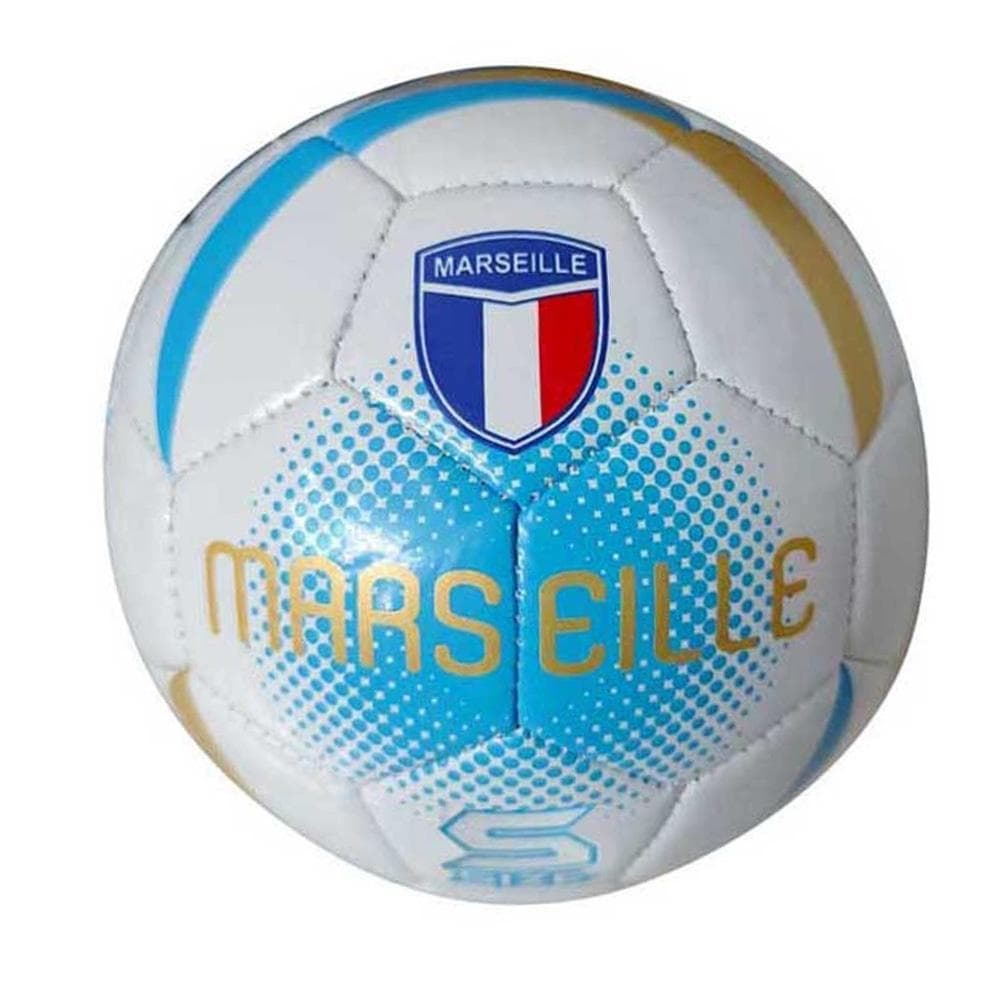 MARSEILLE Ballon Blanc/Bleu/Doré Sport Zone 1