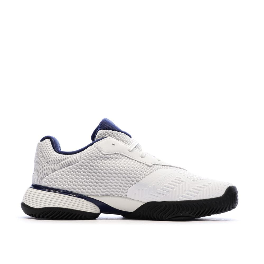 Chaussure de tennis Blanc/Marine Enfant Adidas Barricade 2