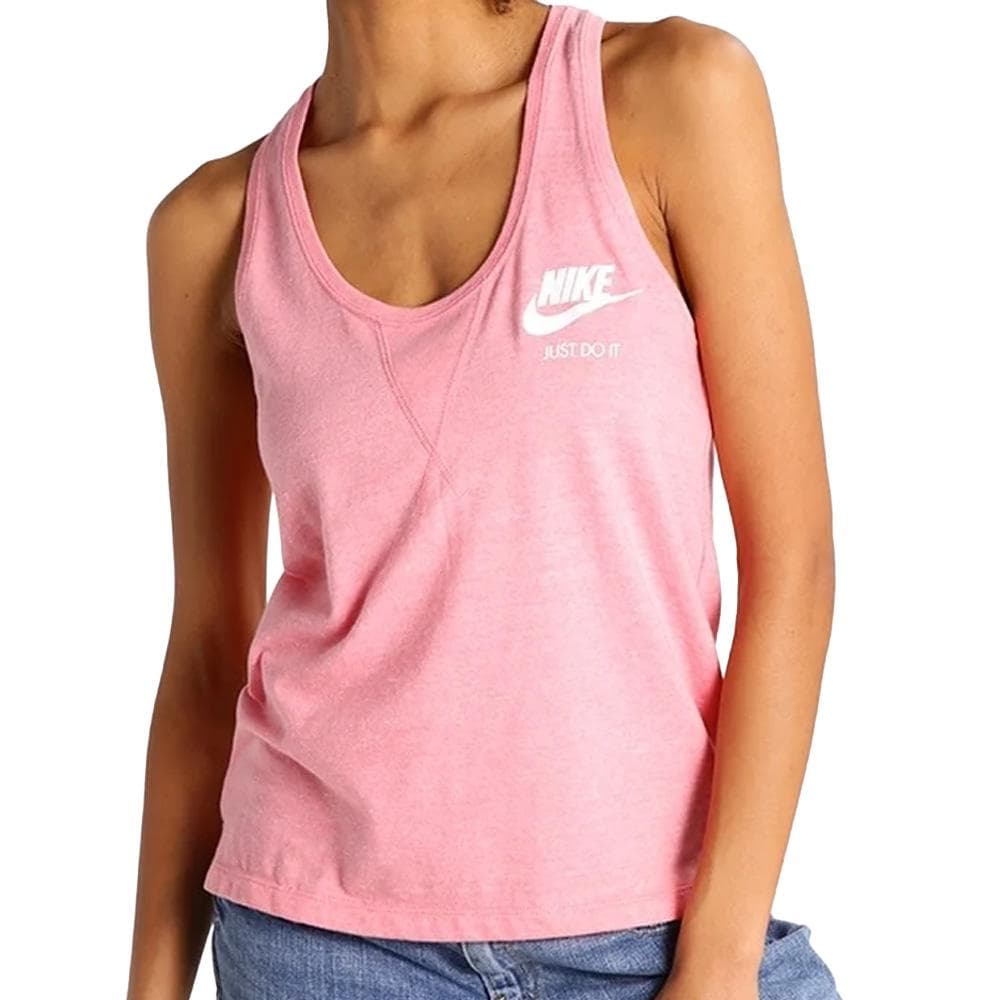 Débardeur Rose Femme Nike Gym Vintage Tank 1