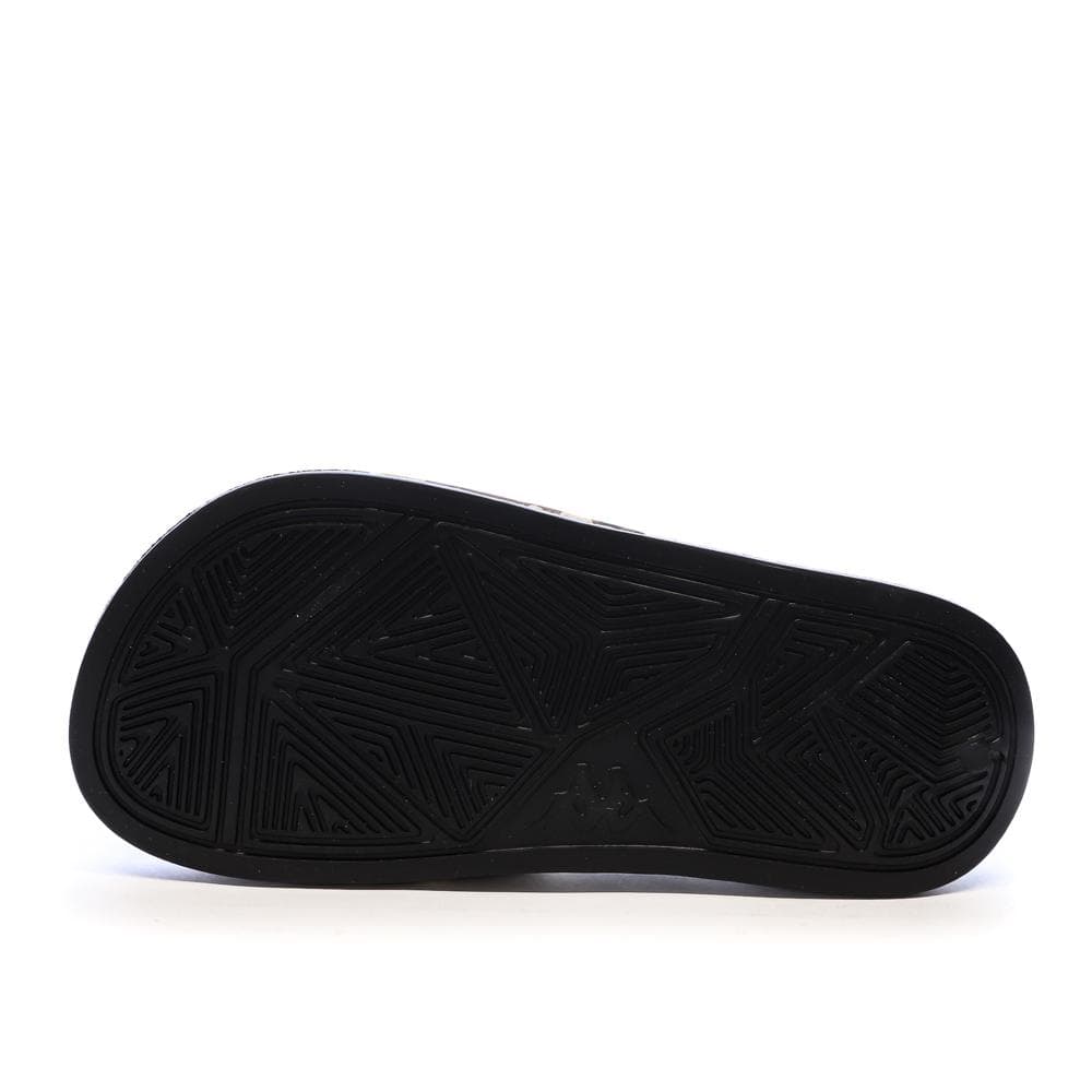 Claquettes Marron/Noir Garçon Kappa Logo Sartwo 3 2