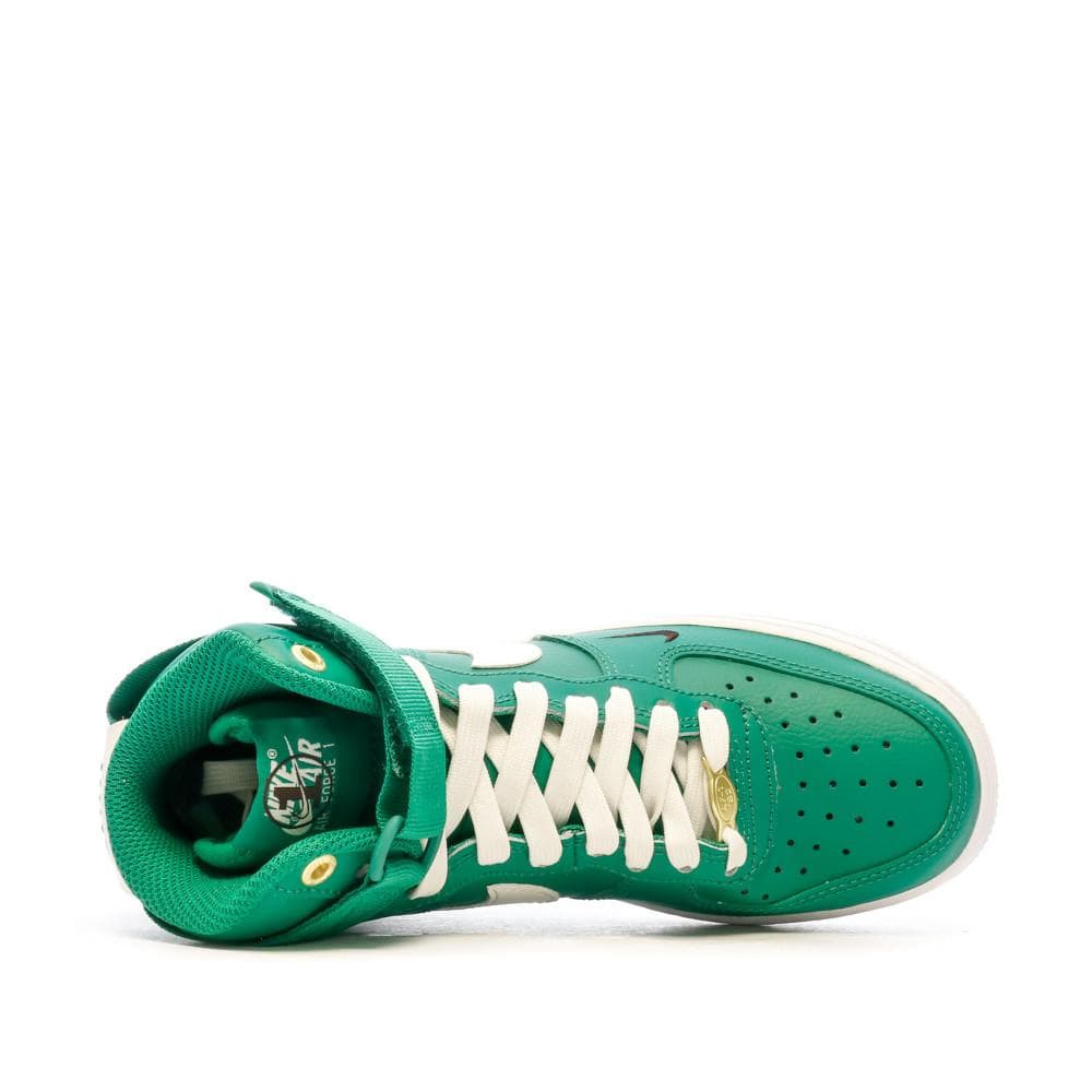 Baskets Verte Femme Nike Nike Air Force 1 Hi 4