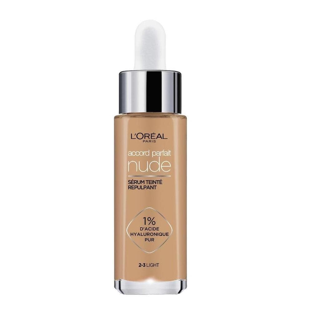 Sérum Teinté Repulpant L'Oréal Paris Accord Parfait Nude 2-3 Light 1