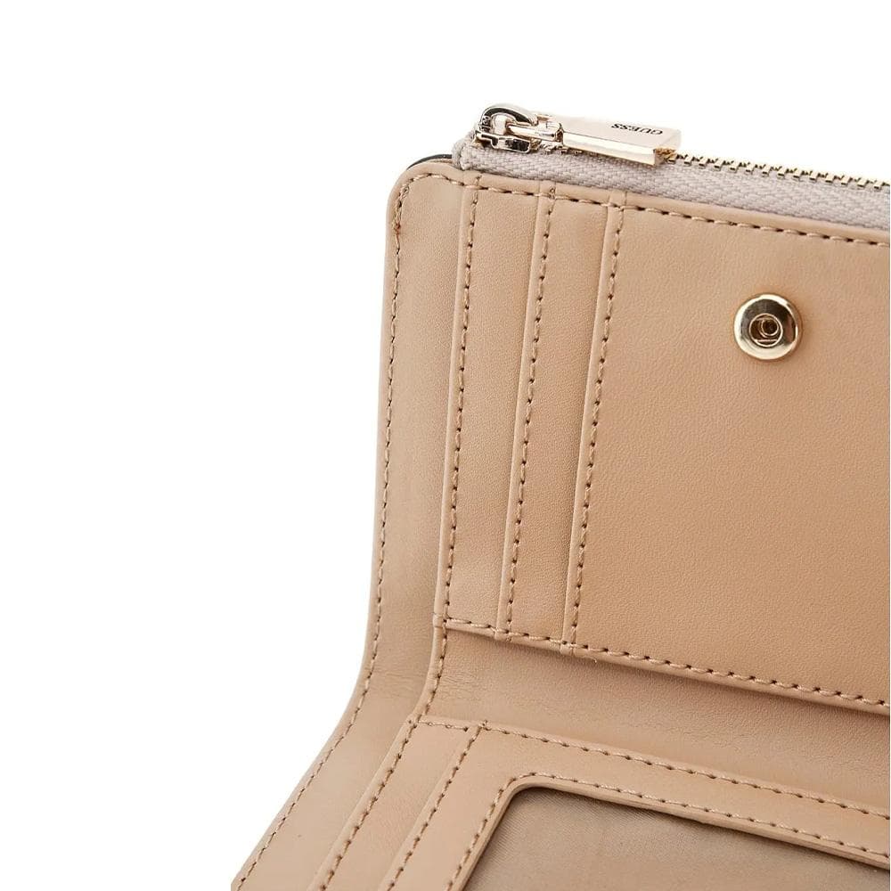 Portefeuille Blanc Femme Guess Laurel 3