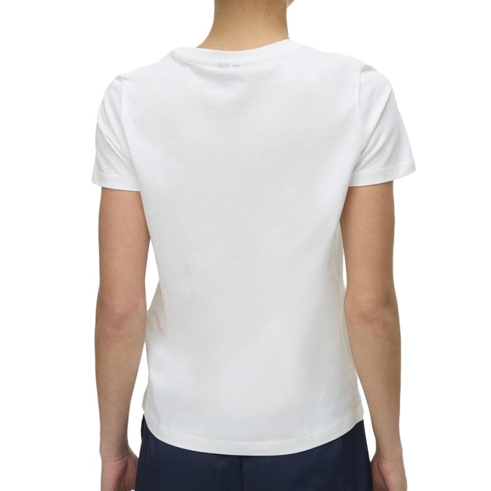 T-shirt Blanc Femme Vero Moda Silja Francis 2