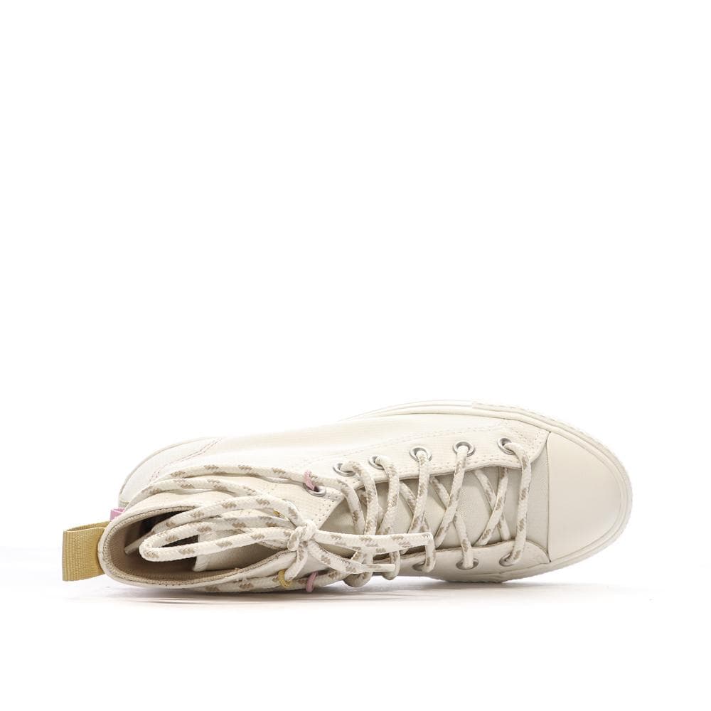 Baskets Ecru Femme Converse s All Star Lift Platform Jacquard 4