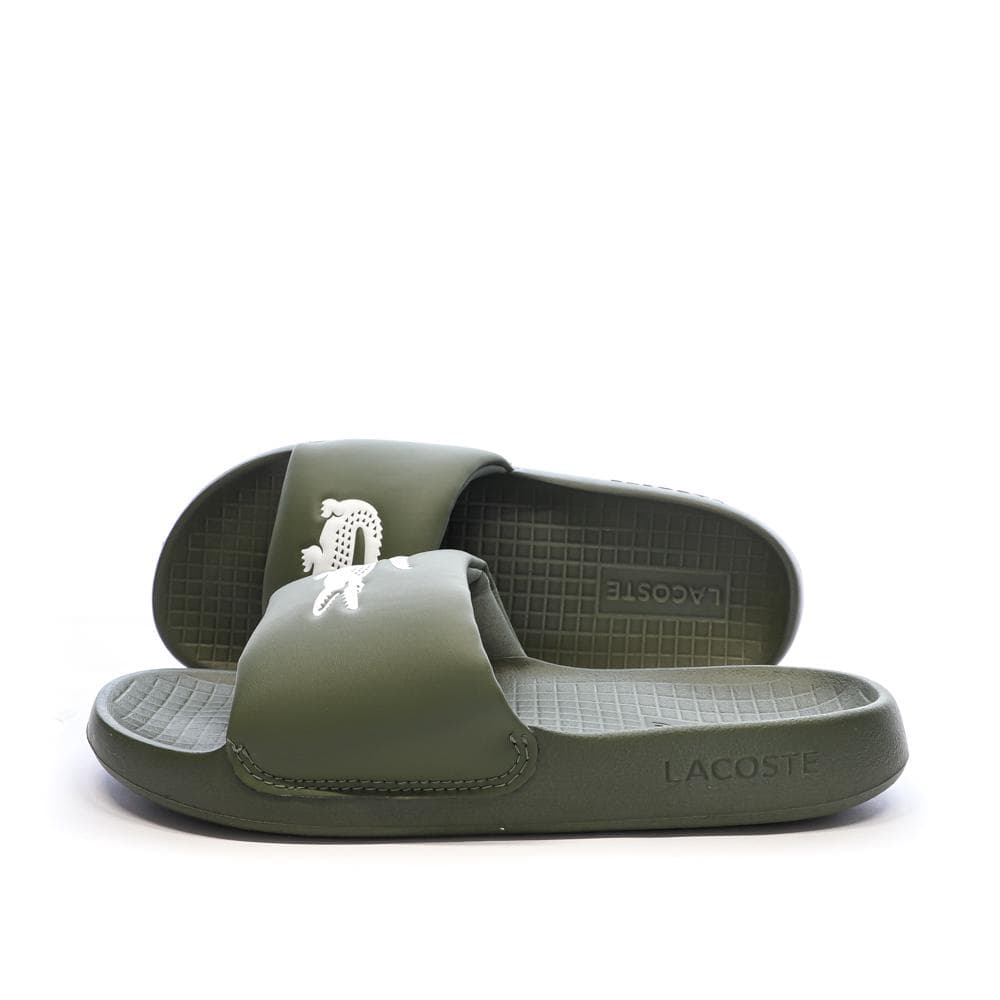 Claquettes Kaki Homme Lacoste Serve Slide 1.0 1