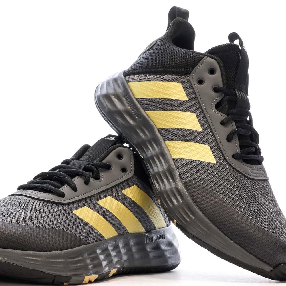 Chaussures de basketball Gris/Noir Mixte Adidas Ownthegame 2.0 K 7