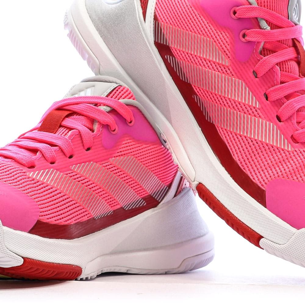 Chaussures de Running Rose Femme Adidas Crazyquick 7