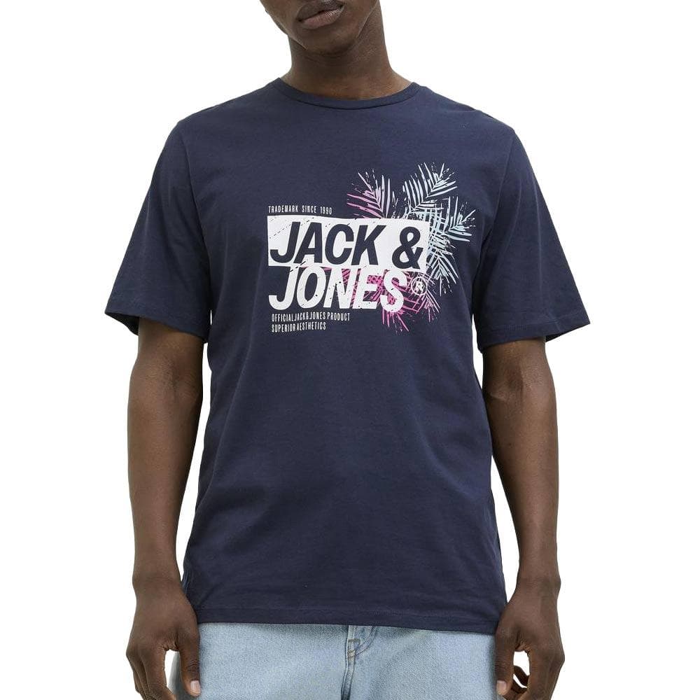 T-Shirt Marine Homme Jack & Jones Jaxon 1