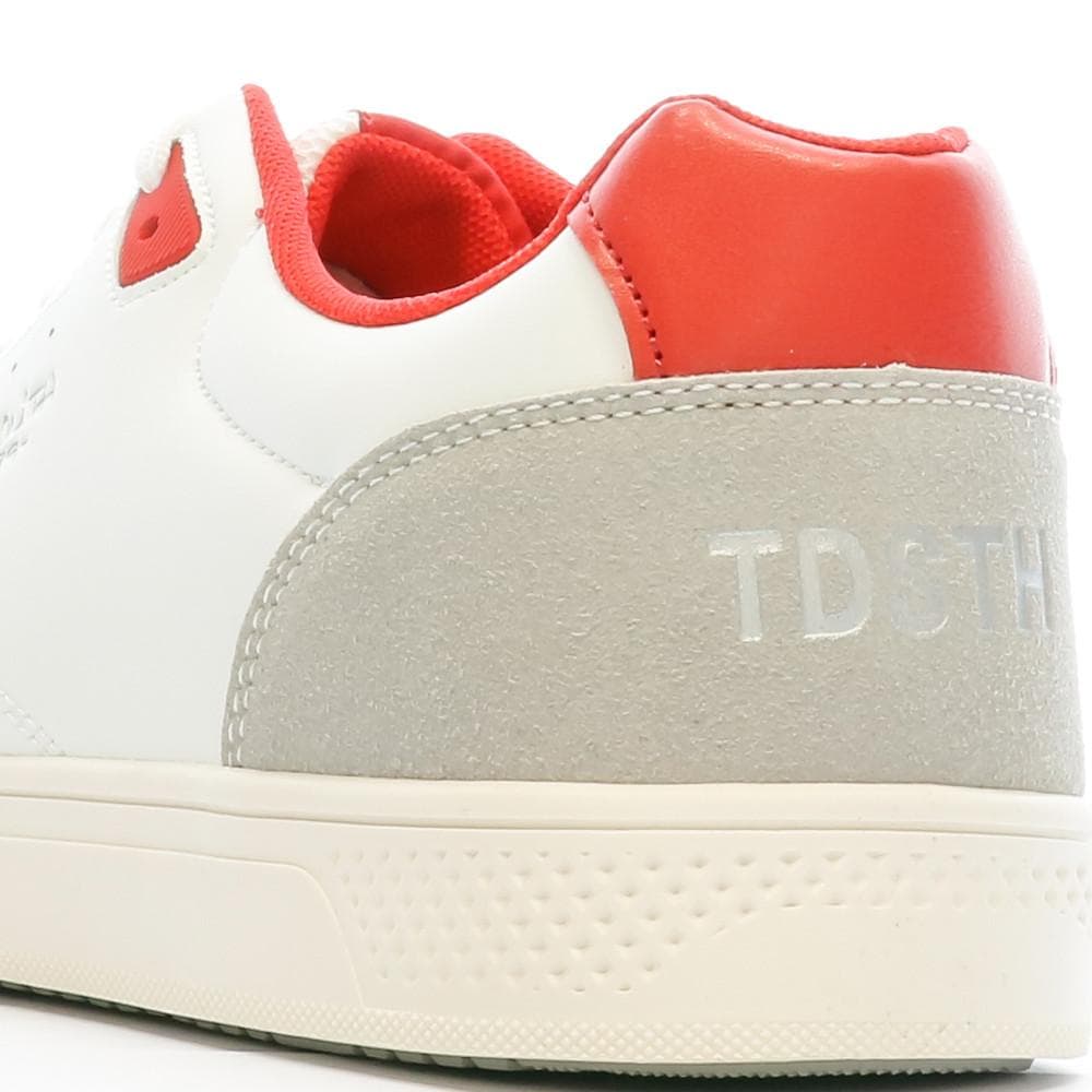 Baskets Blanches/Rouge Homme Teddy Smith 1642 7