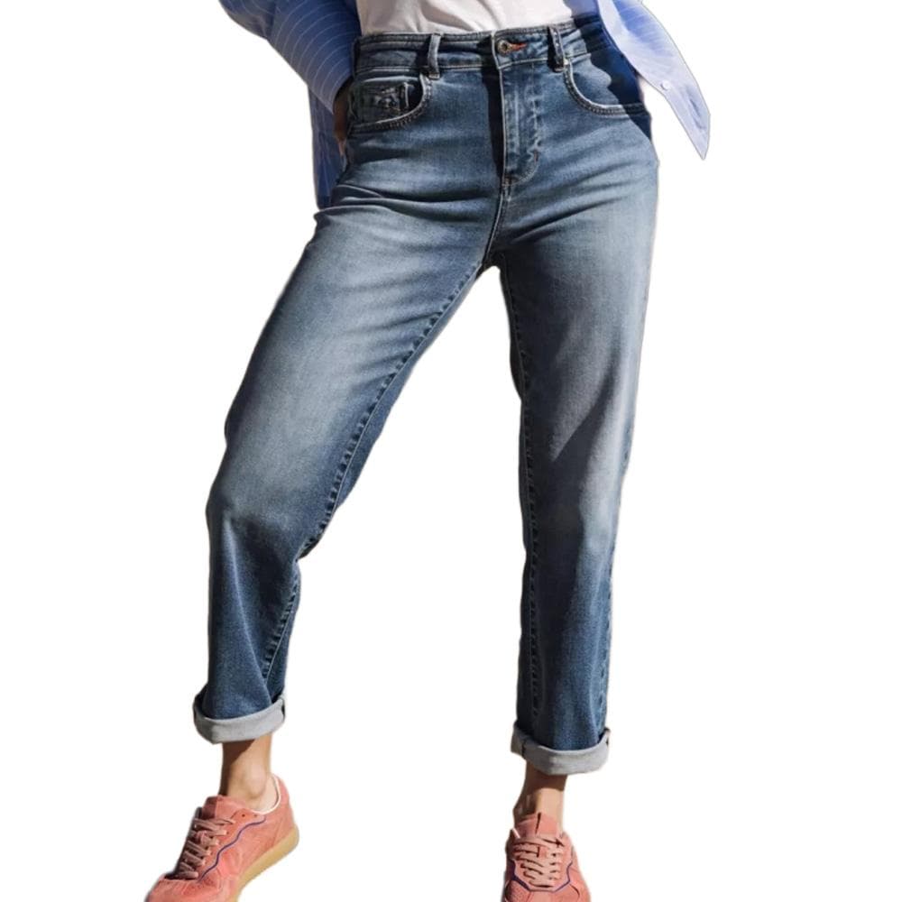 Jean Droit Bleu Femme Freeman Porter Scarlett 25020 1