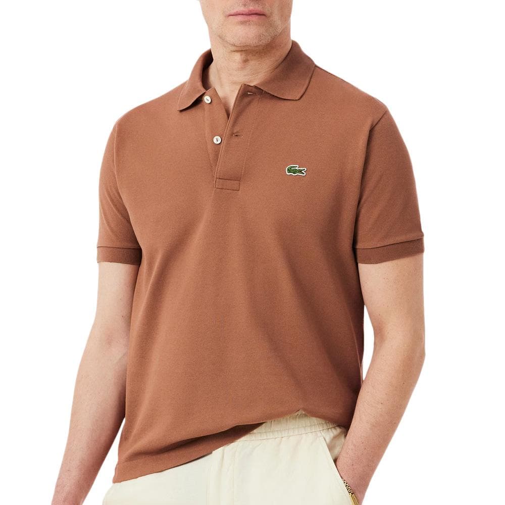 Polo Marron Homme Lacoste Polo L.12.12 Classic 1