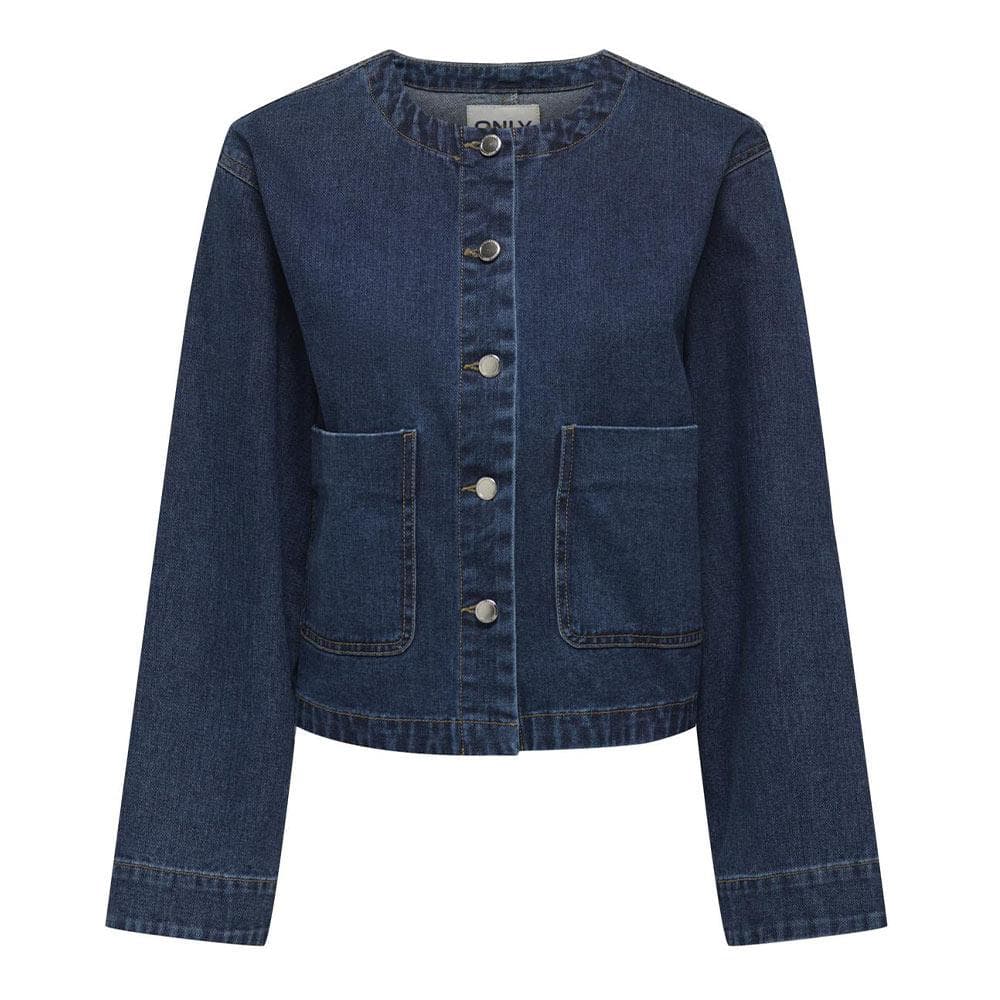 Veste en Jean Bleu Foncé Femme Only Palma 1