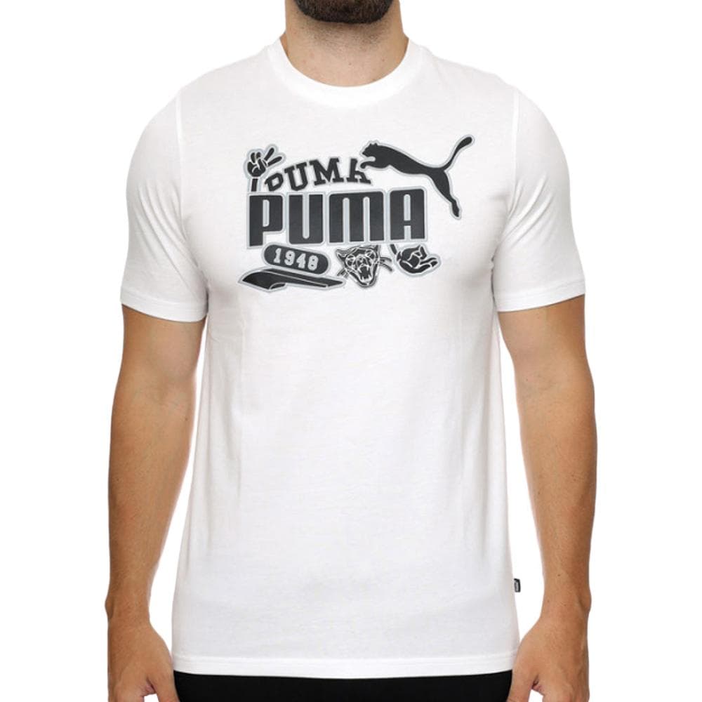 T-shirt Blanc Homme Puma 674476 1