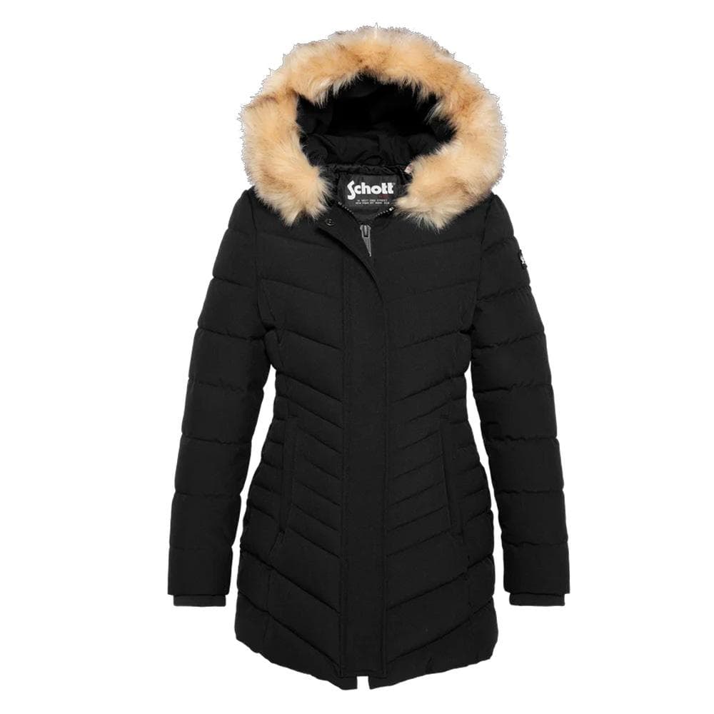 Parka Longue Noir Femme Schott GARDENAW 2
