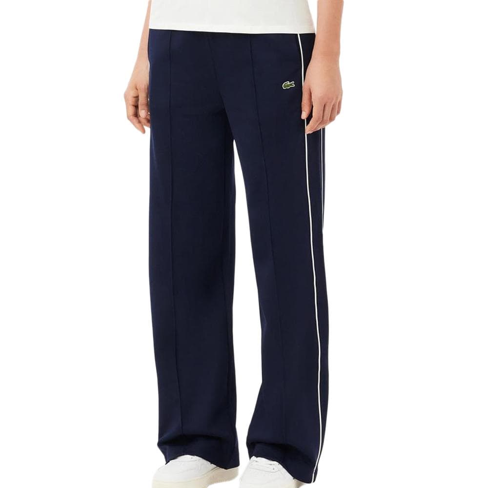 Pantalon Fluide Marine Femme Lacoste Paris 1