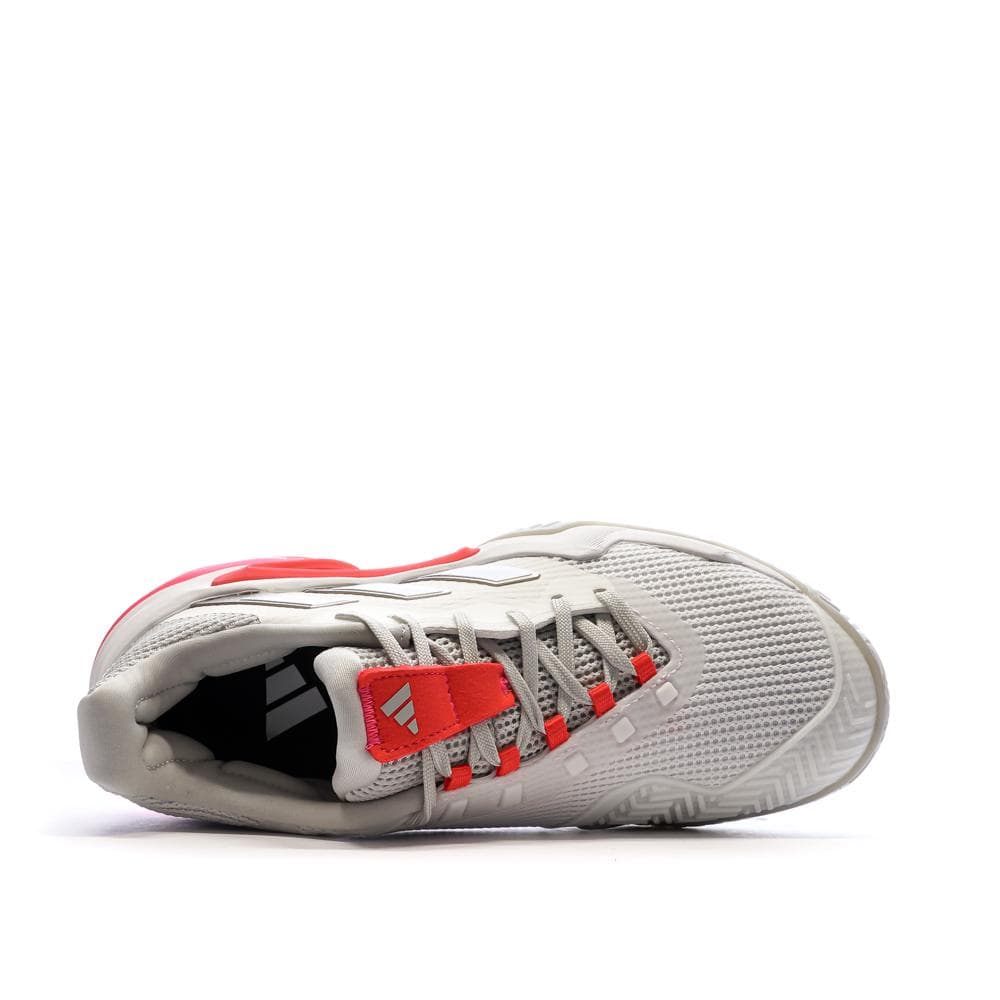 Chaussures de tennis Blanches/Roses Femme Adidas Barricade 4