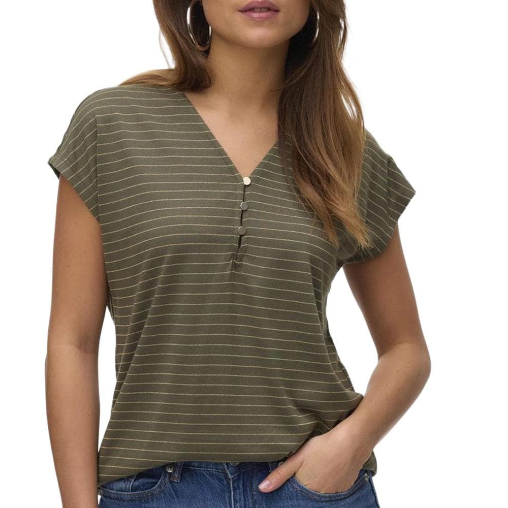 T-Shirt Kaki Femme Vero Moda Balola 1