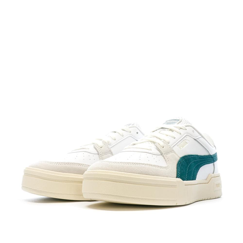Baskets Blanches/Vertes Homme Puma League 6