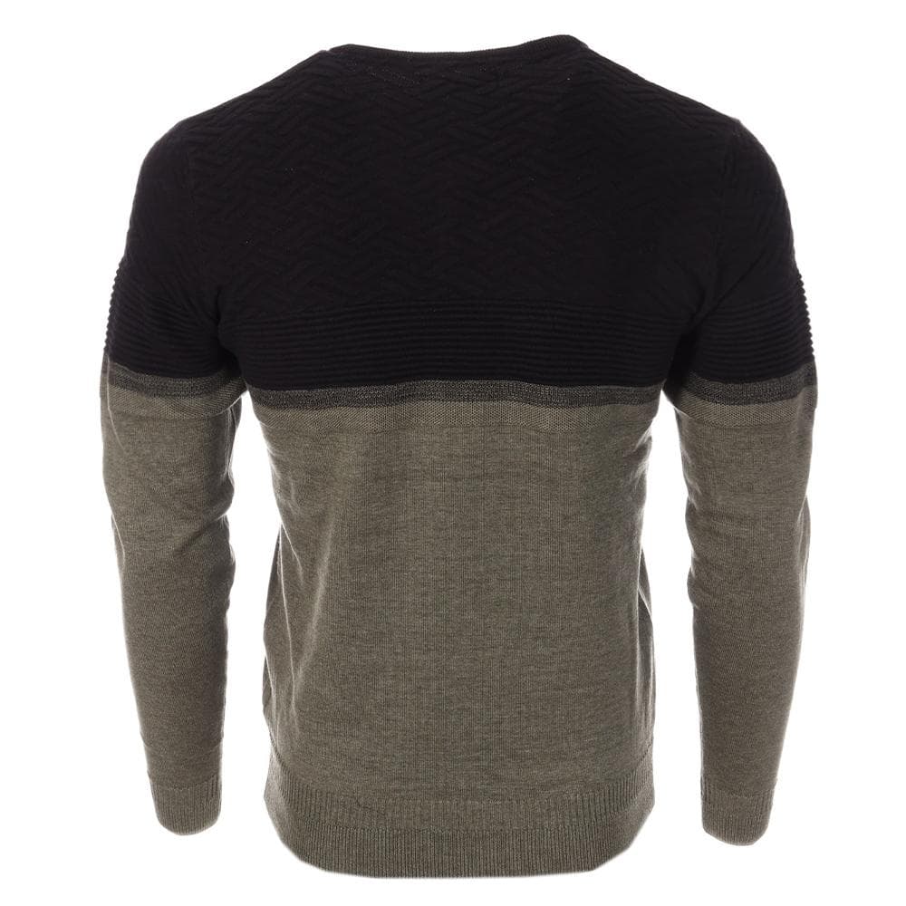 Pull Noir/Gris Homme RMS26 61008 2