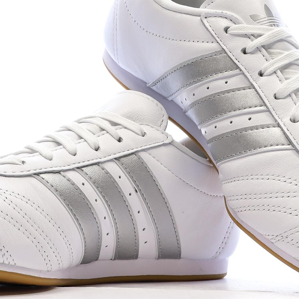Baskets Blanc/Gris Femme Adidas Taekwondo 7