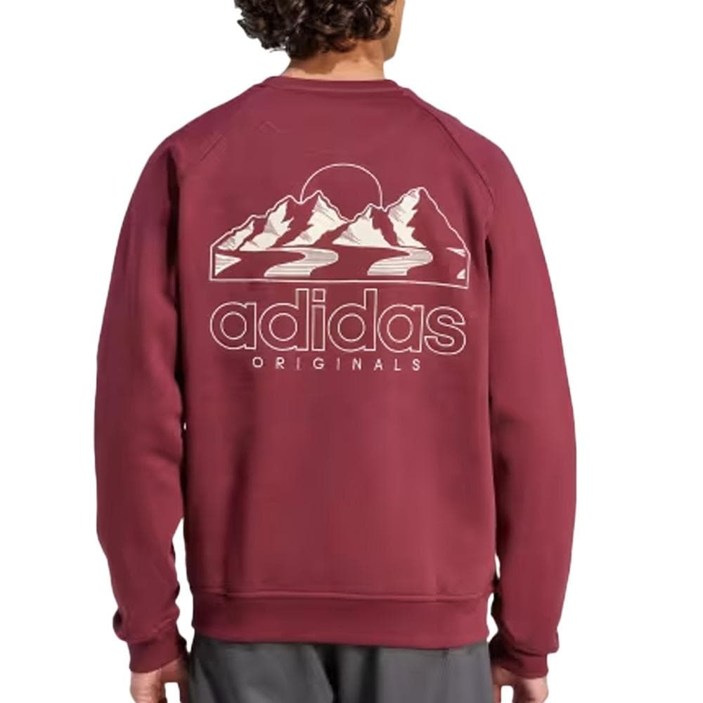 Sweat Rouge Homme Adidas Mountaingfx 2