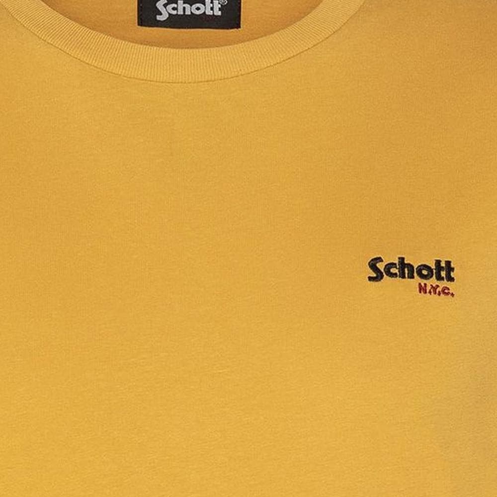 T-Shirt Jaune Homme Schott Brode 2