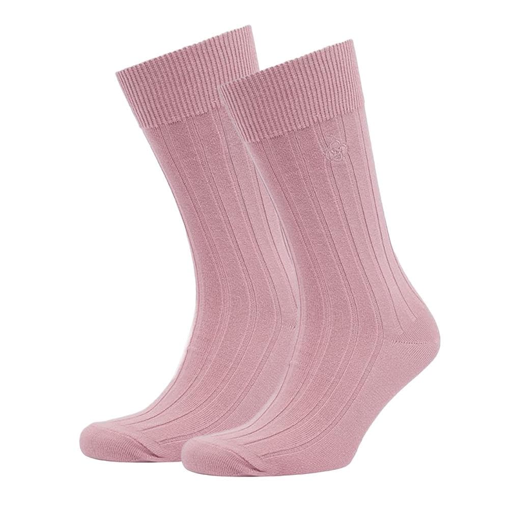 x1 Paire de Chaussettes Rose Homme SUPERDRY Core Rib Sock 1