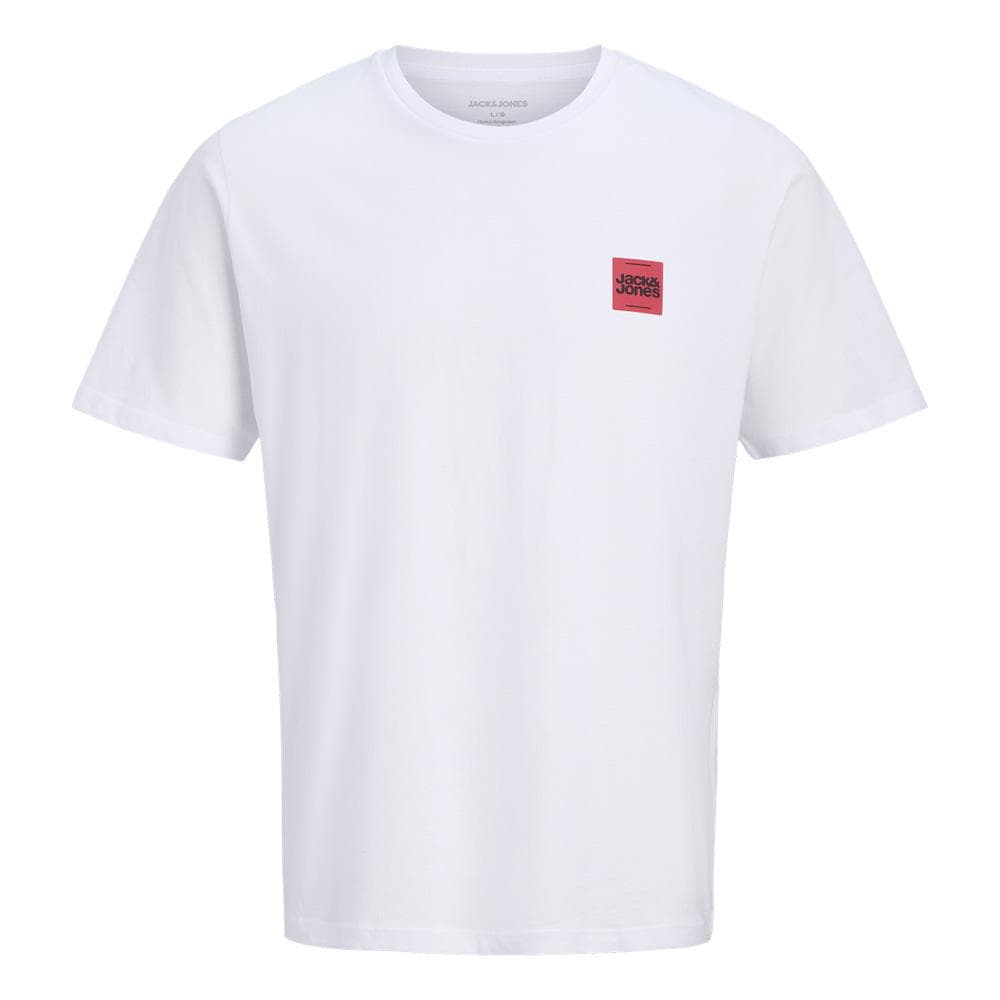T-Shirt Blanc Homme Jack & Jones Brandy 1